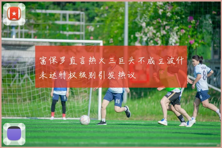 富保罗直言热火三巨头不成立波什未达特权级别引发热议